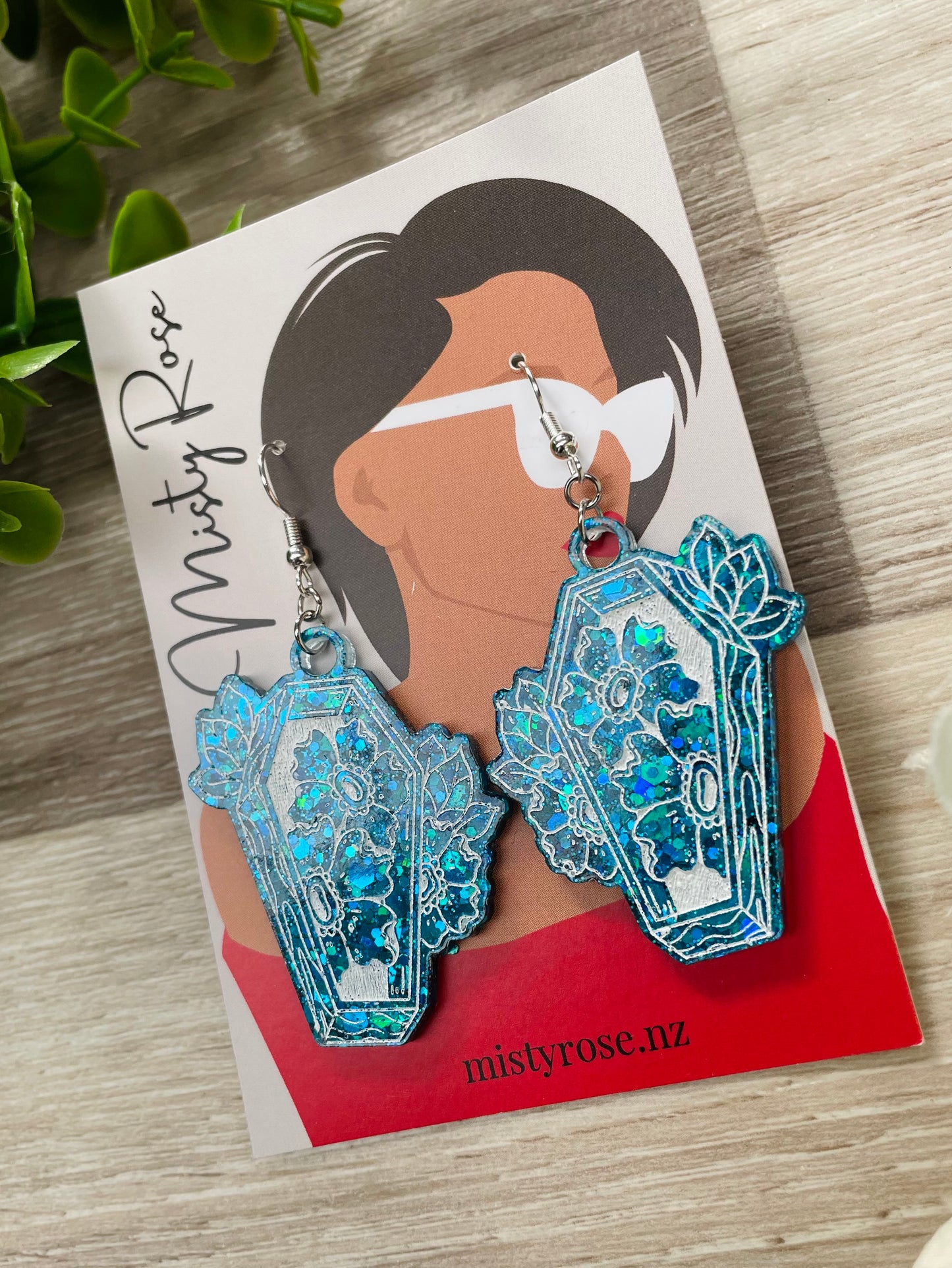 Coffin Earrings