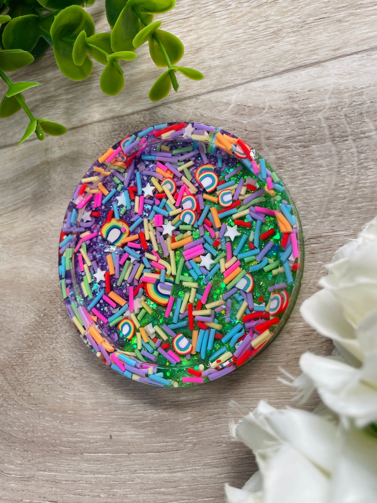 Circle Coaster - Rainbow Sprinkles