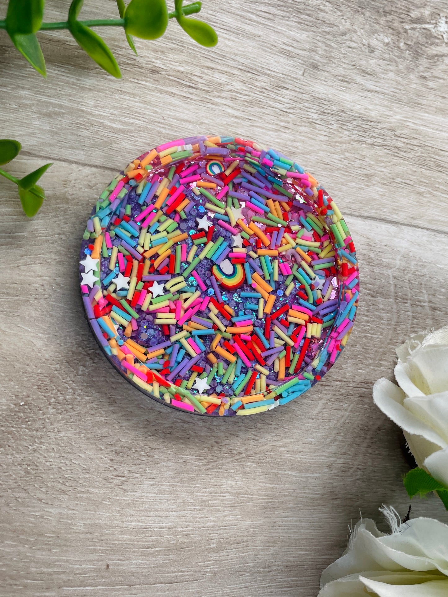 Circle Coaster - Rainbow Sprinkles