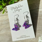 Mini Butterfly Earrings 🦋🦋  Purple holographic glitter  These cute & glittery lightweight earrings are sure to add some sparkle to any look!  Approx 1.7cm x 1.4cm