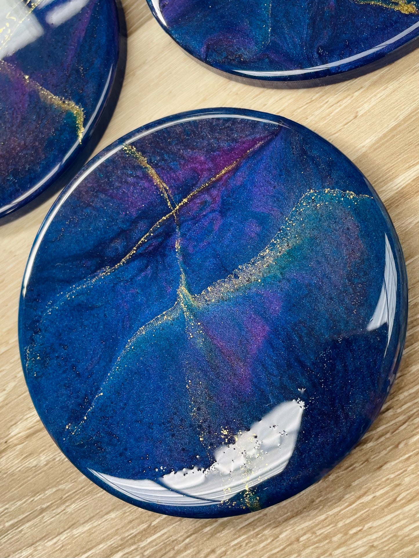 Blue & Purple Coaster Set
