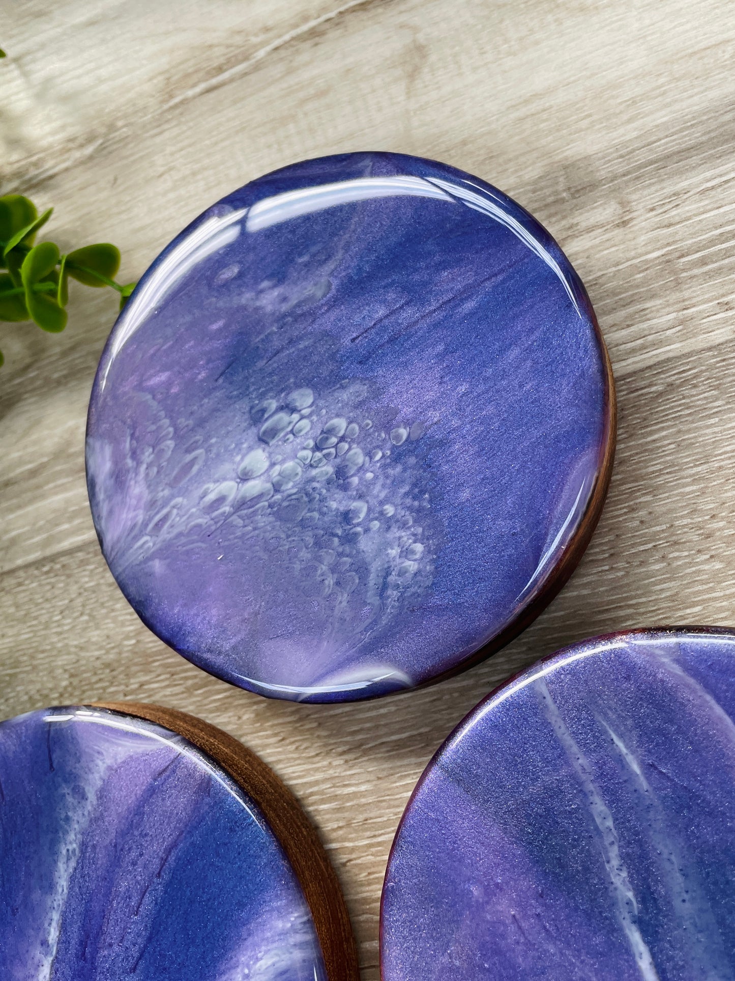 Purple Coaster Set