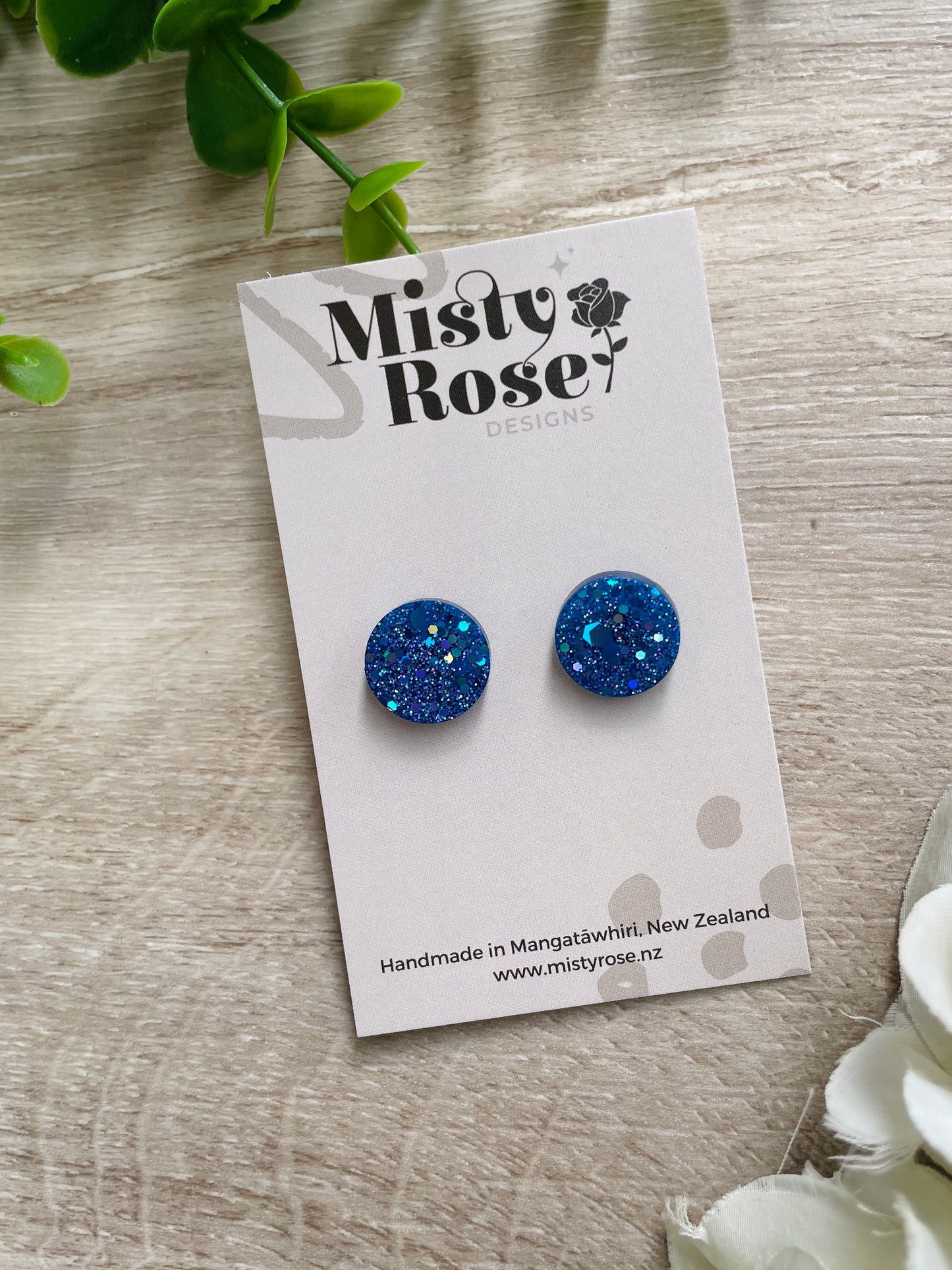 Circle Stud Earrings