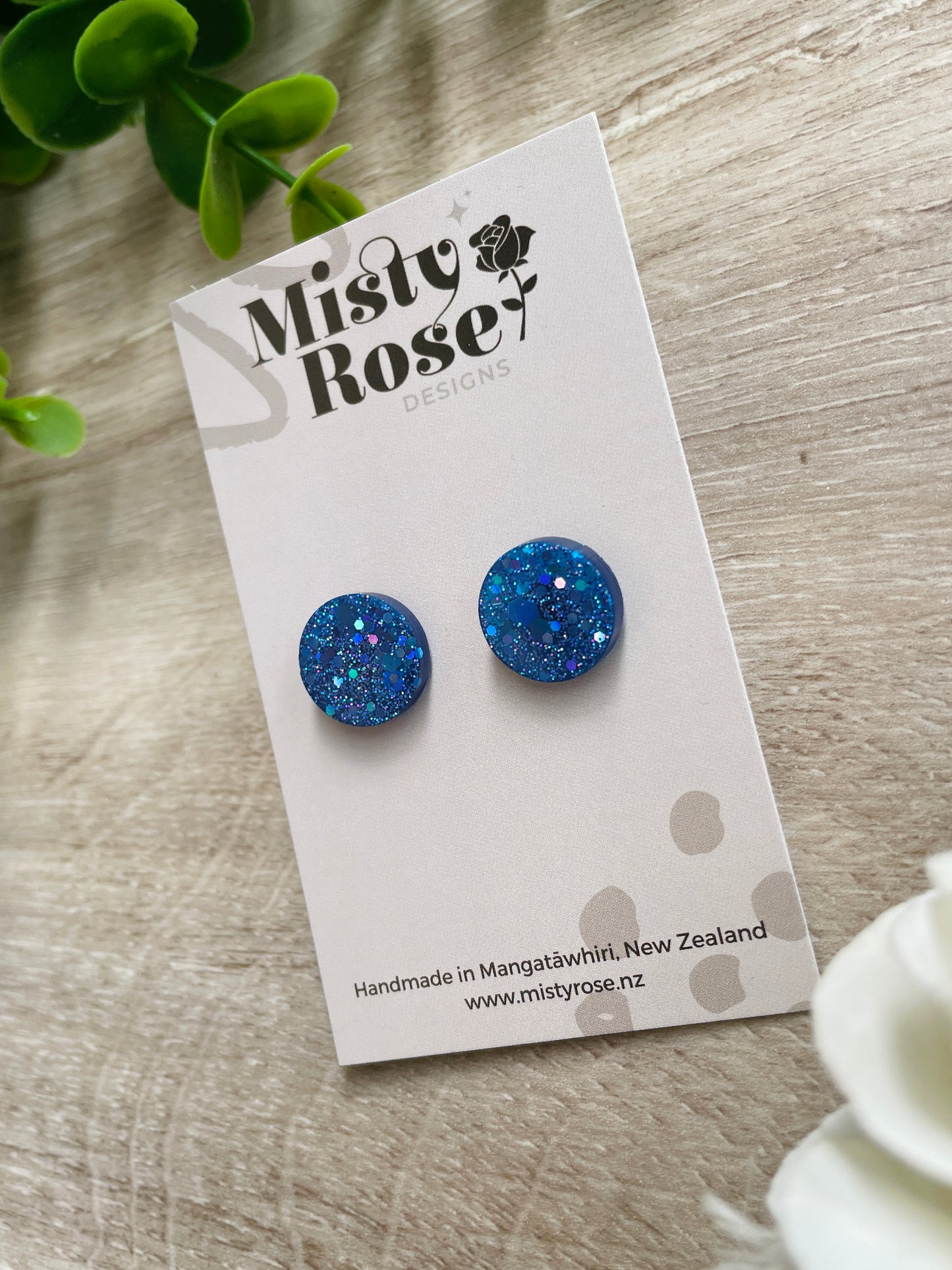 Circle Stud Earrings