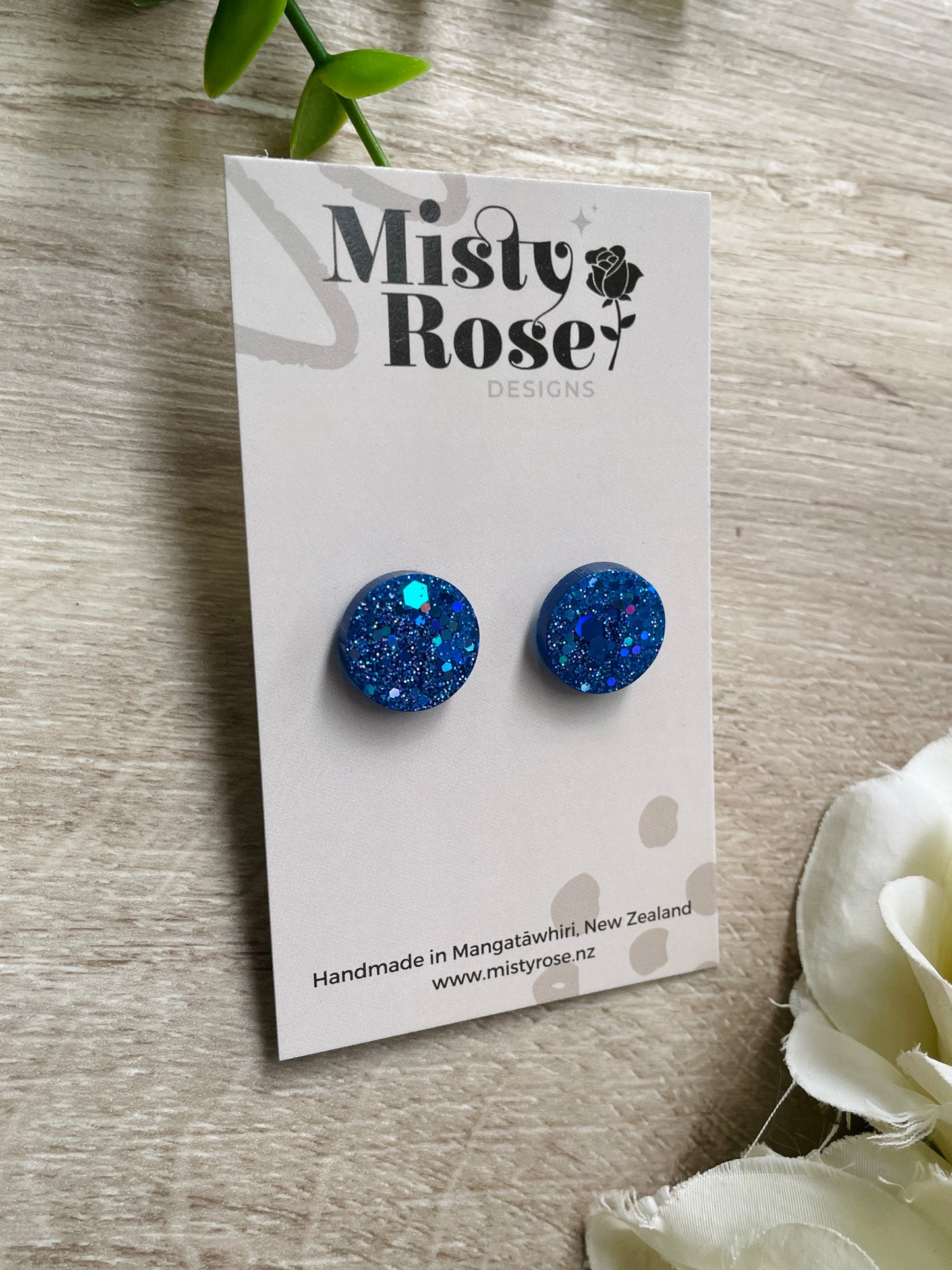 Circle Stud Earrings