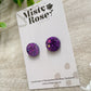 Circle Stud Earrings