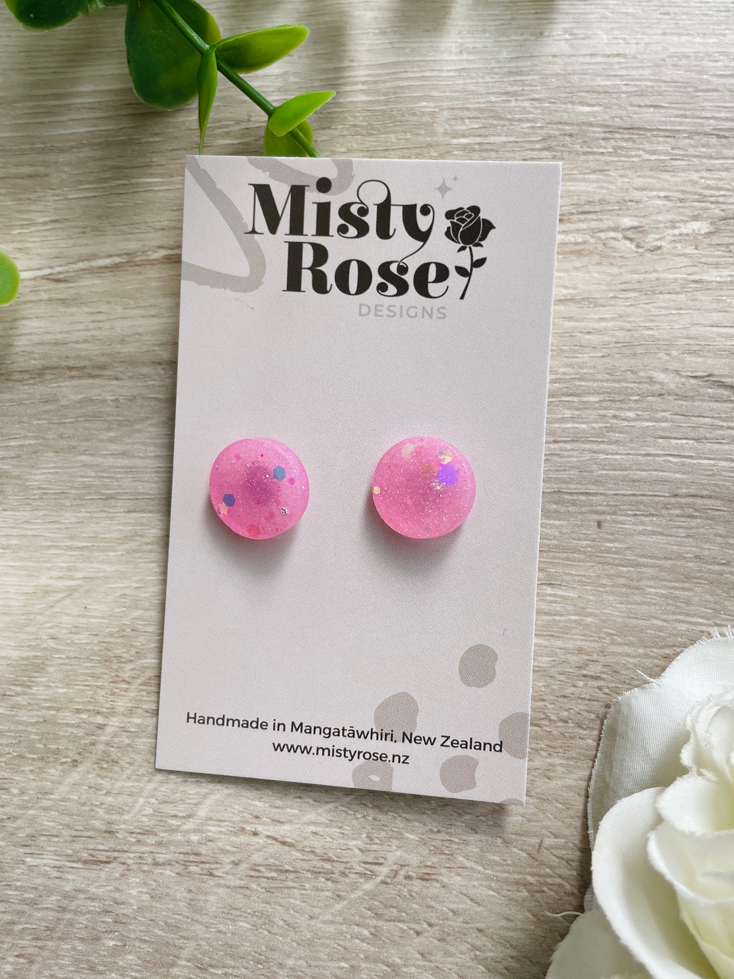 Circle Stud Earrings