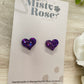 Heart Stud Earrings