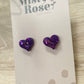 Heart Stud Earrings