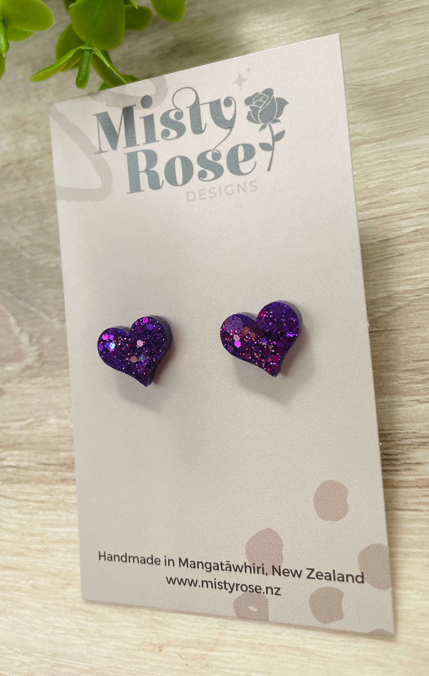 Heart Stud Earrings