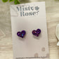 Heart Stud Earrings