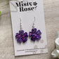 Mini Geranium Earrings