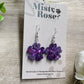 Mini Geranium Earrings