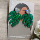 Monstera Earrings