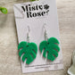 Monstera Earrings