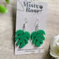 Monstera Earrings