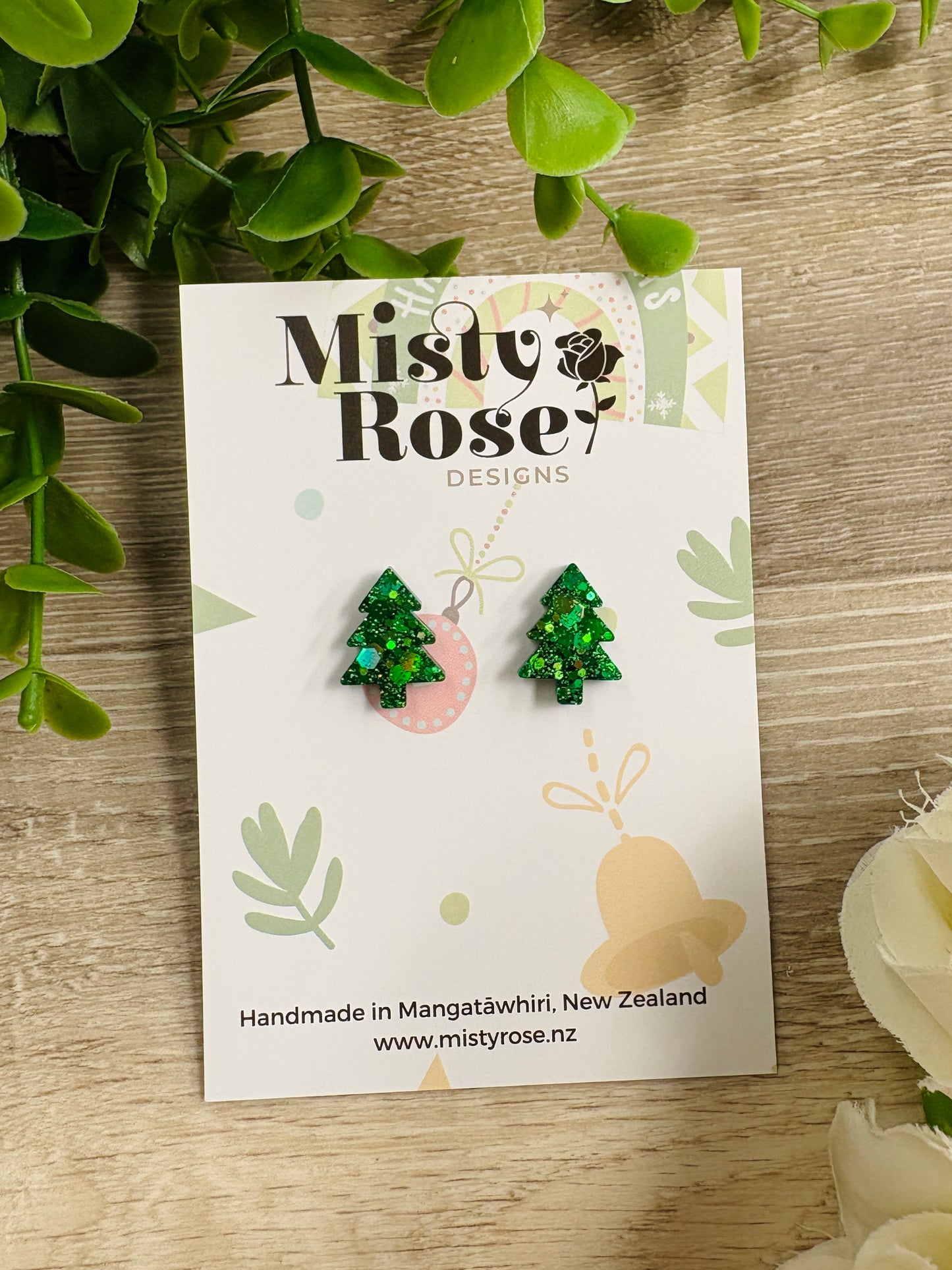 Christmas Tree Stud Earrings