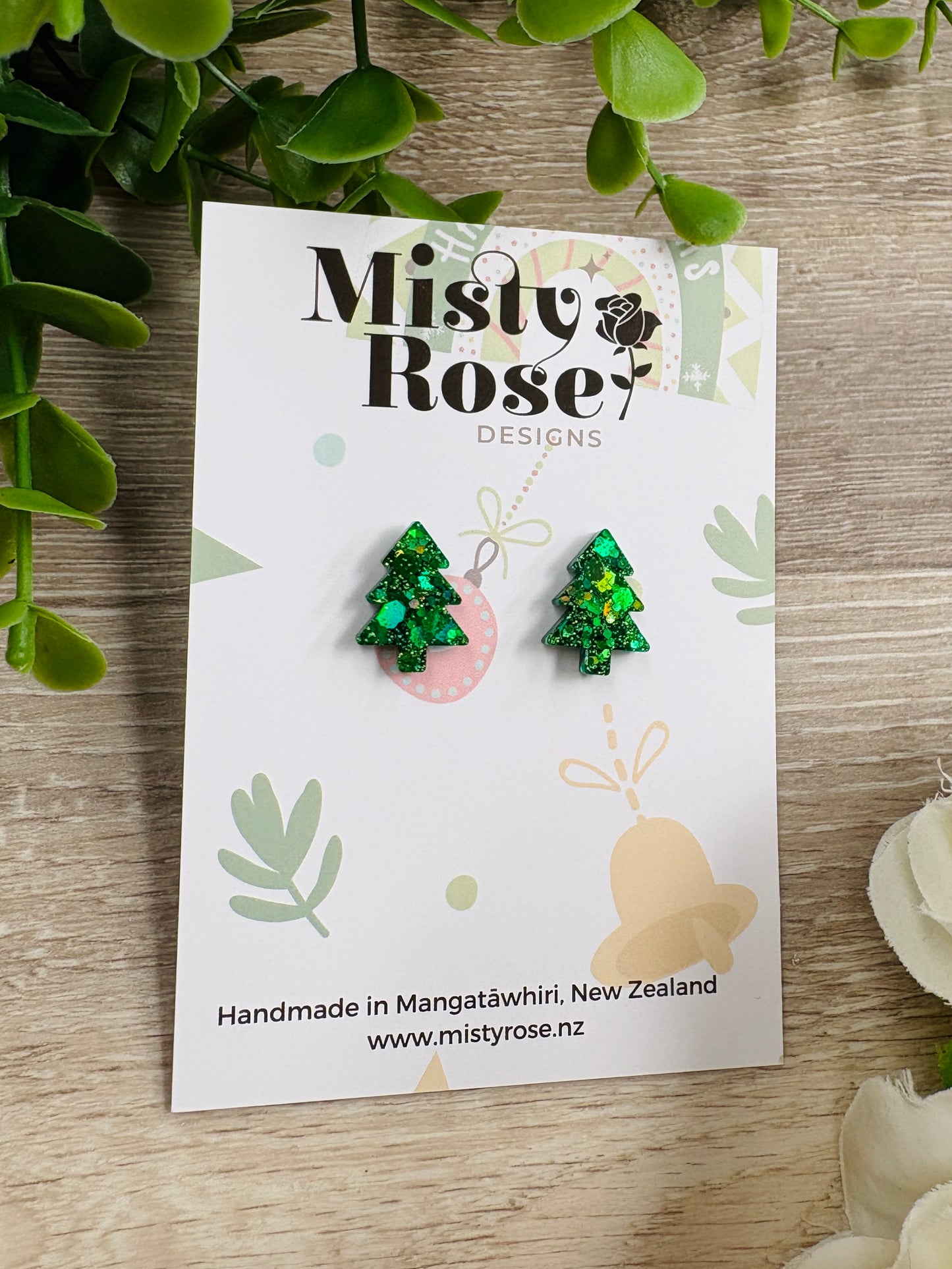 Christmas Tree Stud Earrings