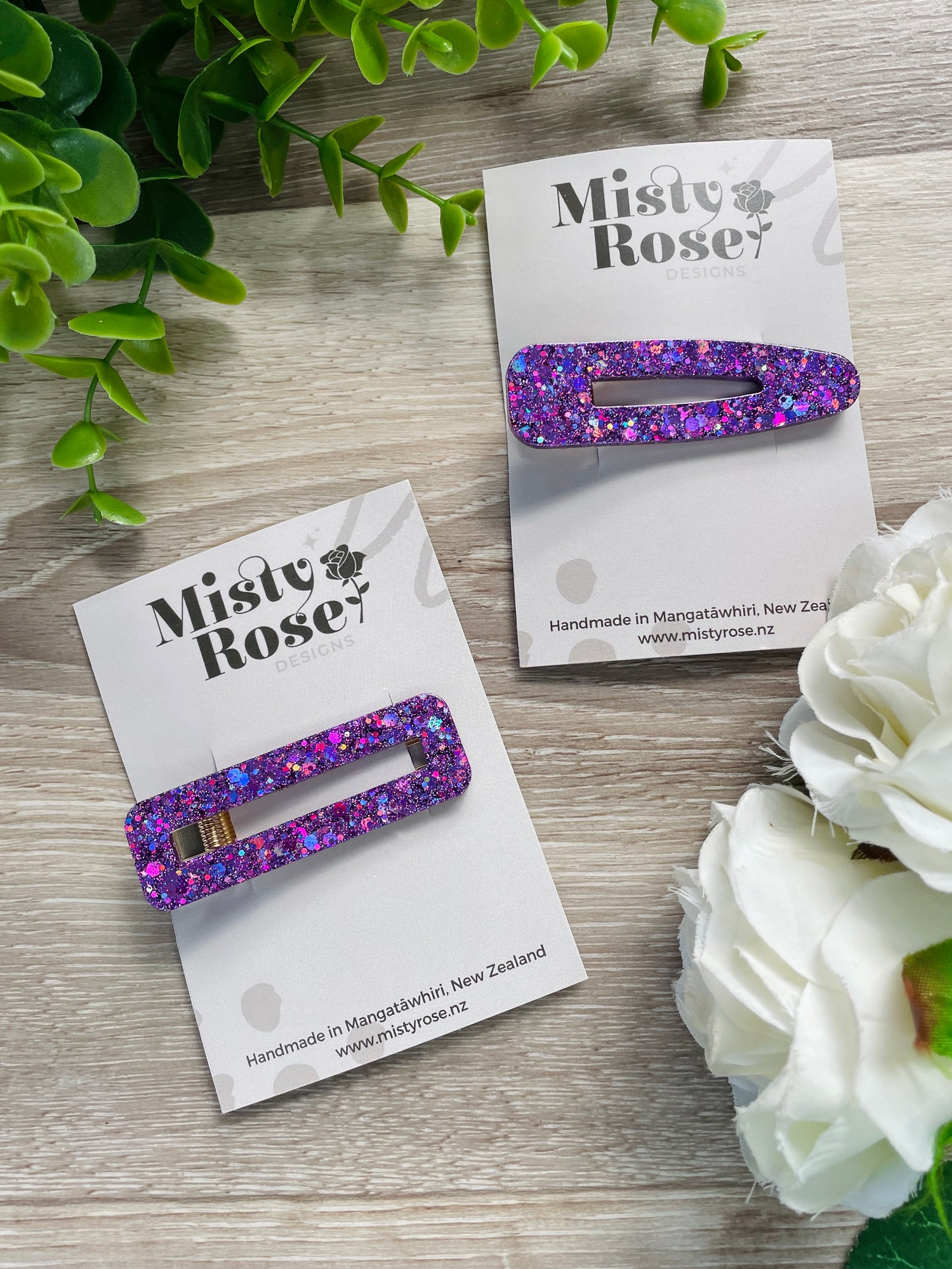 Purple Hair Clip