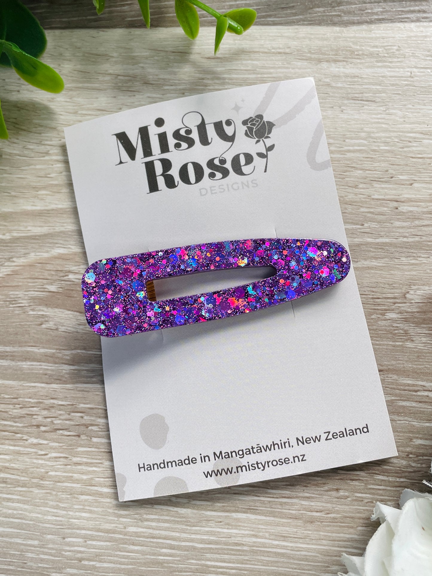 Purple Hair Clip