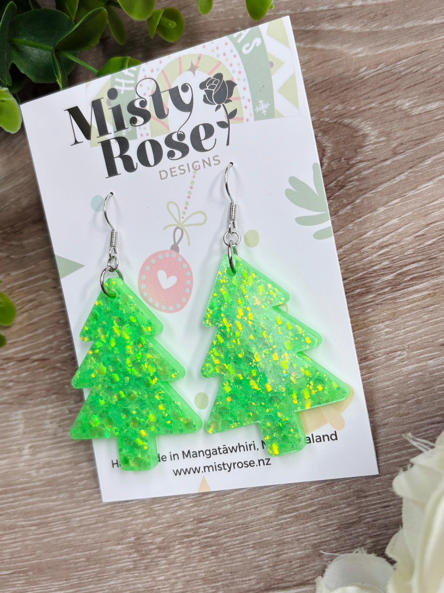 Christmas Tree Earrings