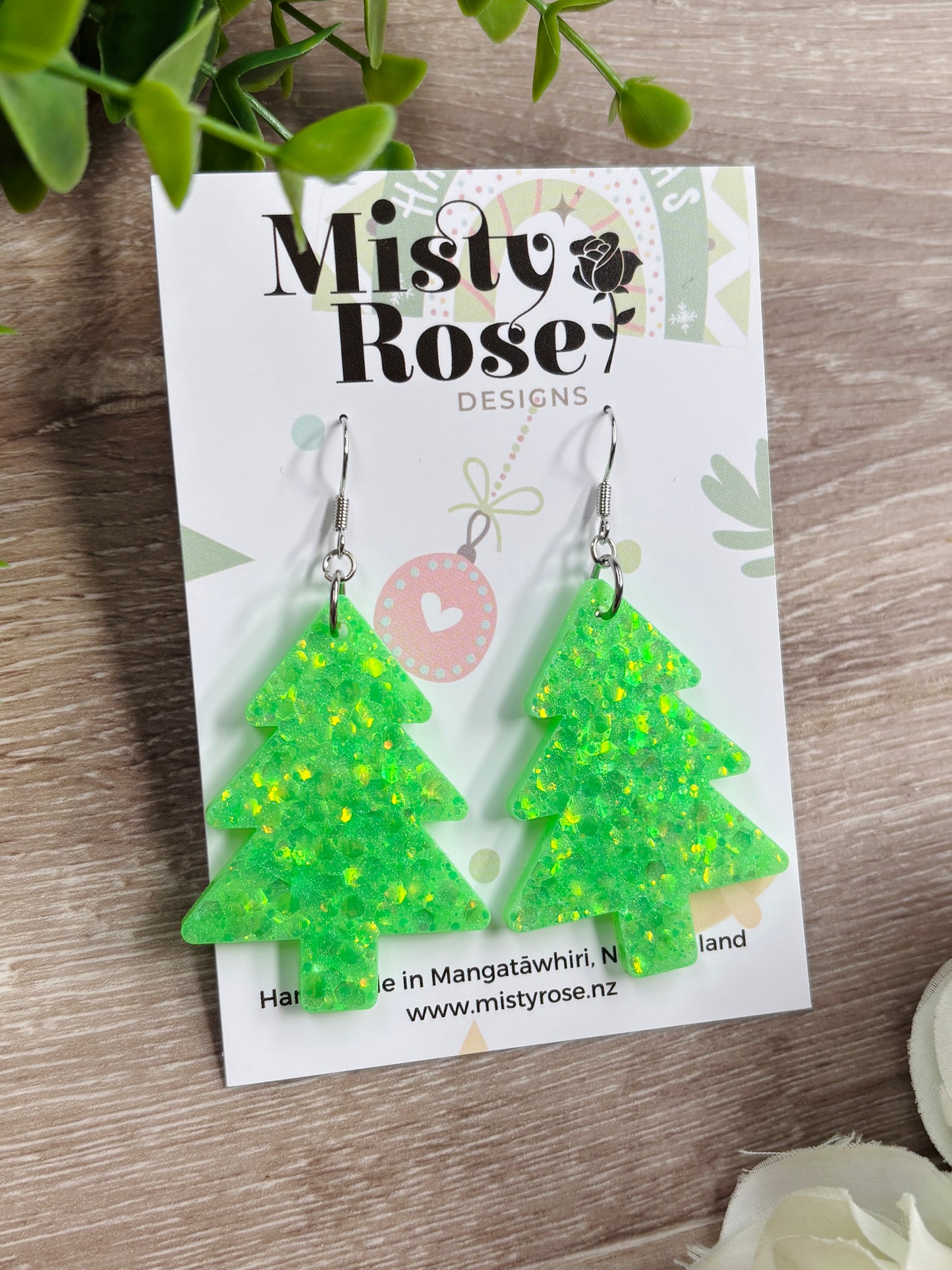 Christmas Tree Earrings