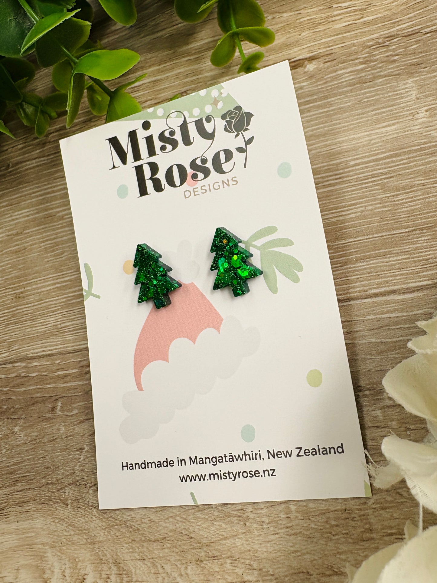 Christmas Tree Stud Earrings