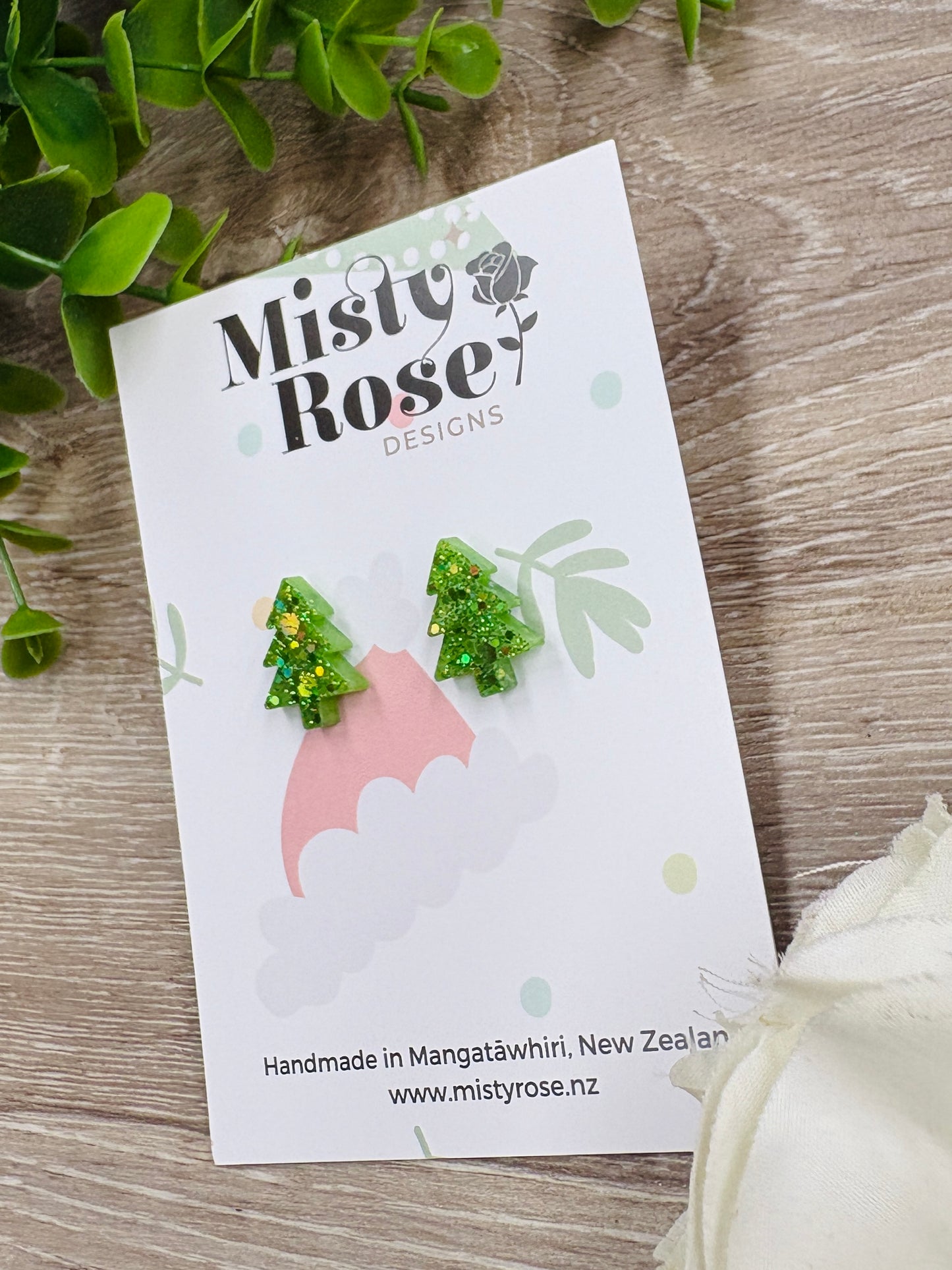 Christmas Tree Stud Earrings