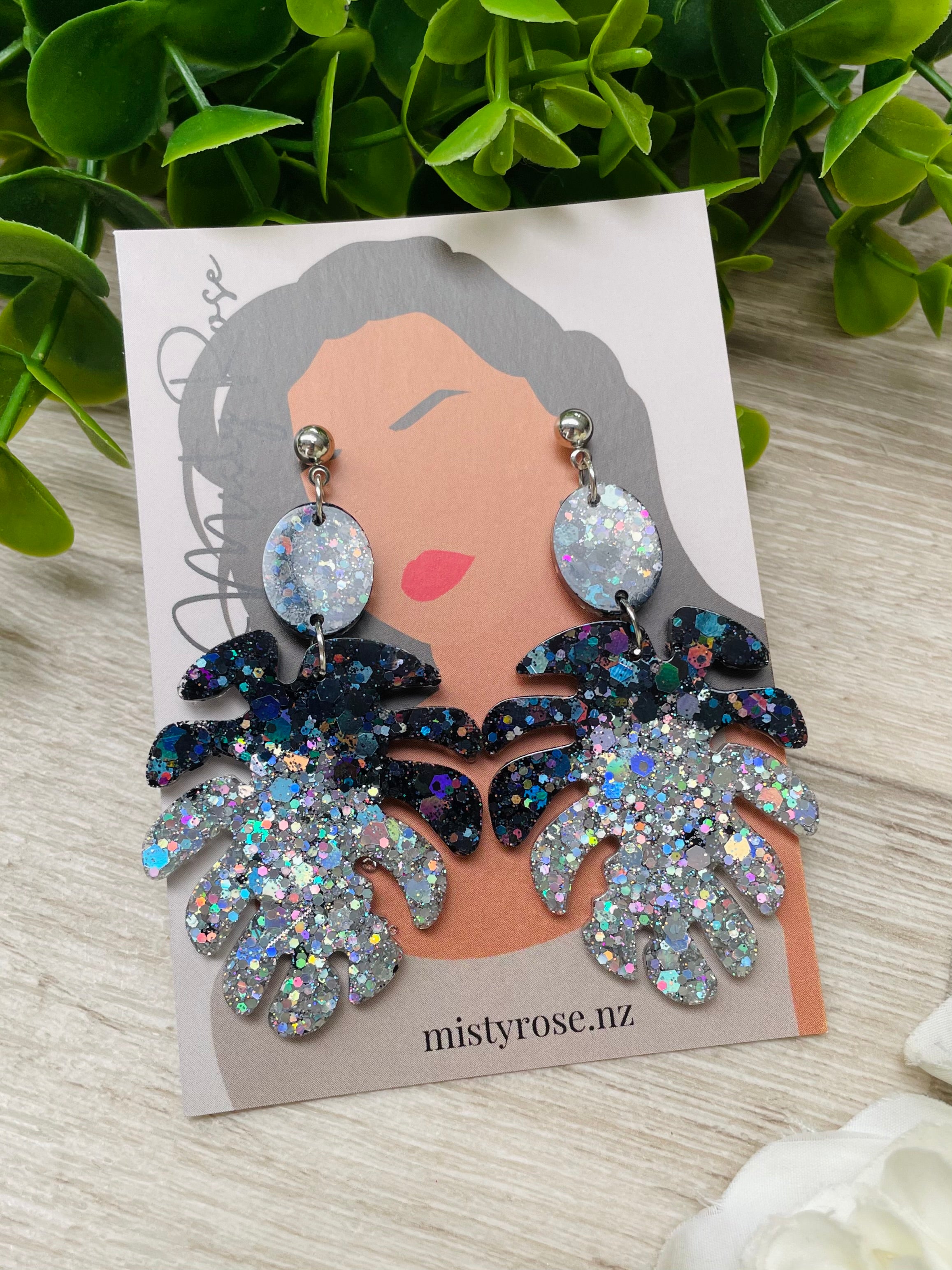 Swarovski on sale monstera earrings